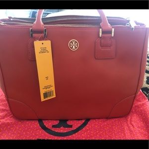 Tory Burch Robinson Double ZIP Tote